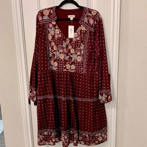 NWT Boho Floral Dress